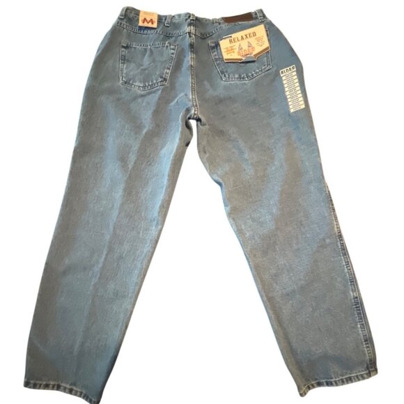 Harley-Davidson Biker Blues Mens Relaxed Fit Boot Cut Jeans 38x30 Made In USA - Picture 1 of 12